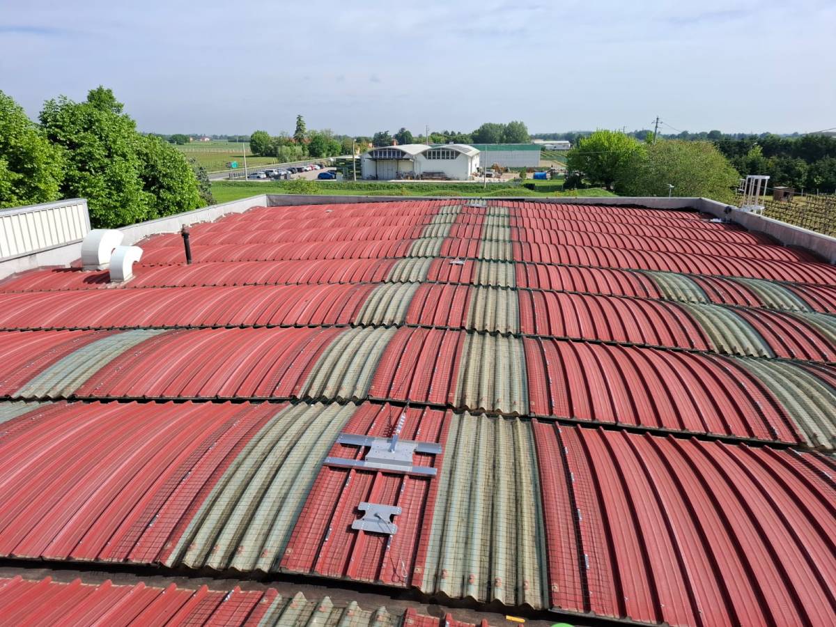 Messa in sicurezza di coperture a botte e traslucidi