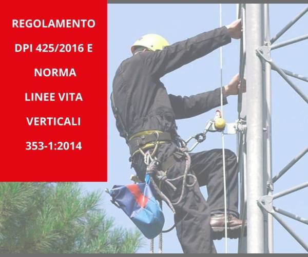 Regolamento DPI 425/2016 e Linee vita verticali